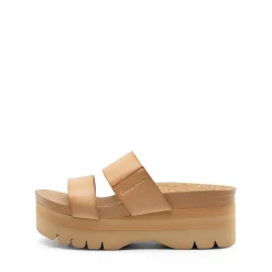 Platform Arch Support Slide Sandals