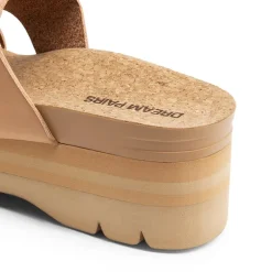 Platform Arch Support Slide Sandals