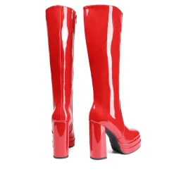 Platform Chunky Knee High Boots