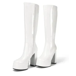 Platform Chunky Knee High Boots