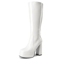 Platform Chunky Knee High Boots