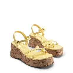 Platform Cork Wedge Sandals