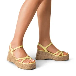 Platform Cork Wedge Sandals