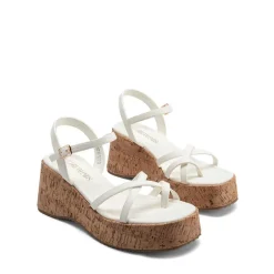 Platform Cork Wedge Sandals