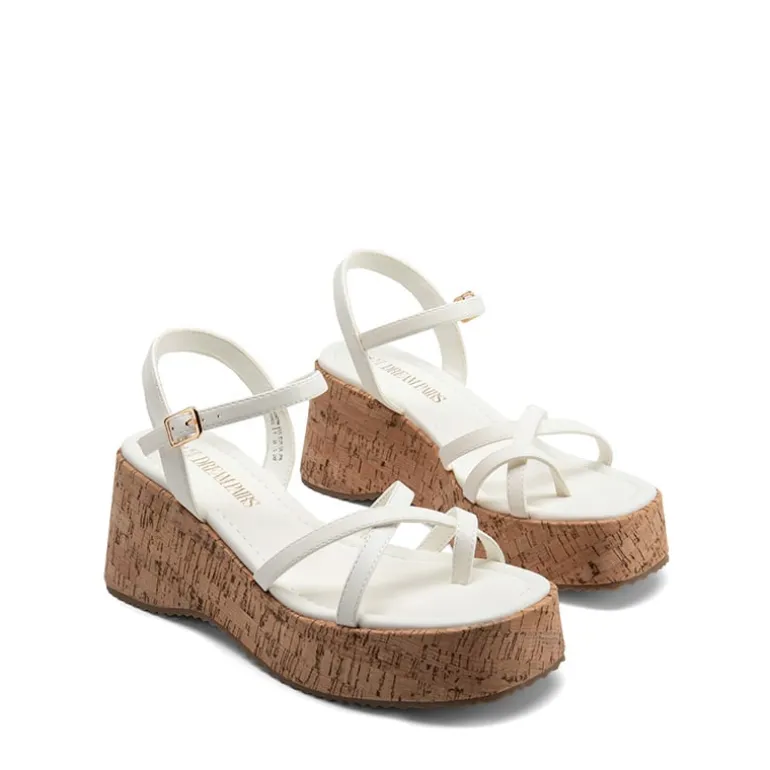 Platform Cork Wedge Sandals