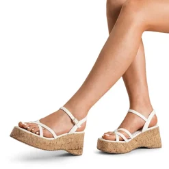 Platform Cork Wedge Sandals