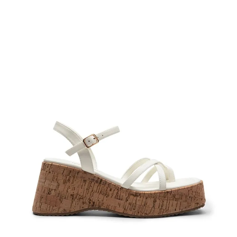 Platform Cork Wedge Sandals