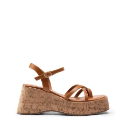 Platform Cork Wedge Sandals