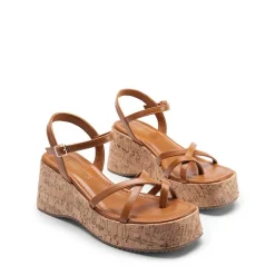 Platform Cork Wedge Sandals