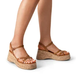 Platform Cork Wedge Sandals