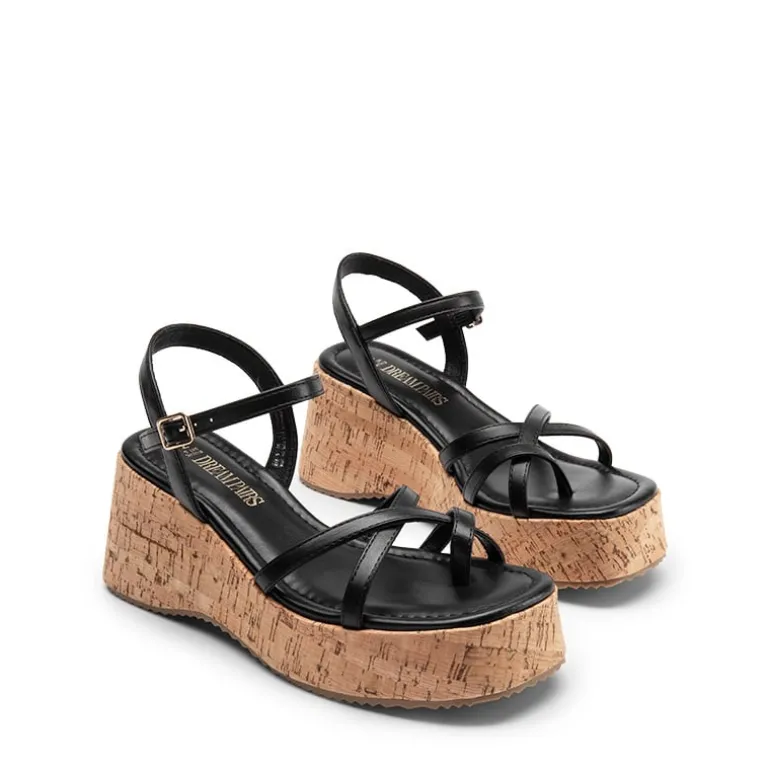 Platform Cork Wedge Sandals