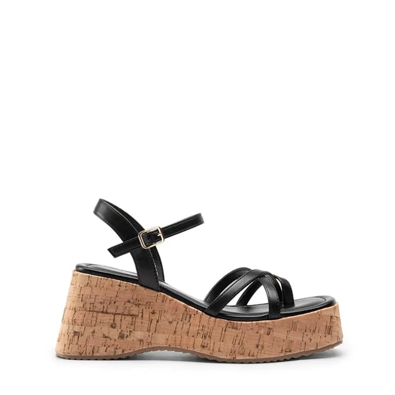 Platform Cork Wedge Sandals