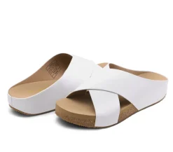 Platform Criss-Cross Flat Sandals