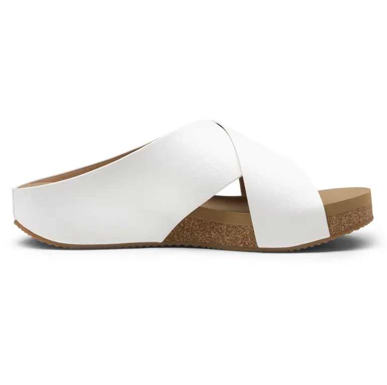 Platform Criss-Cross Flat Sandals