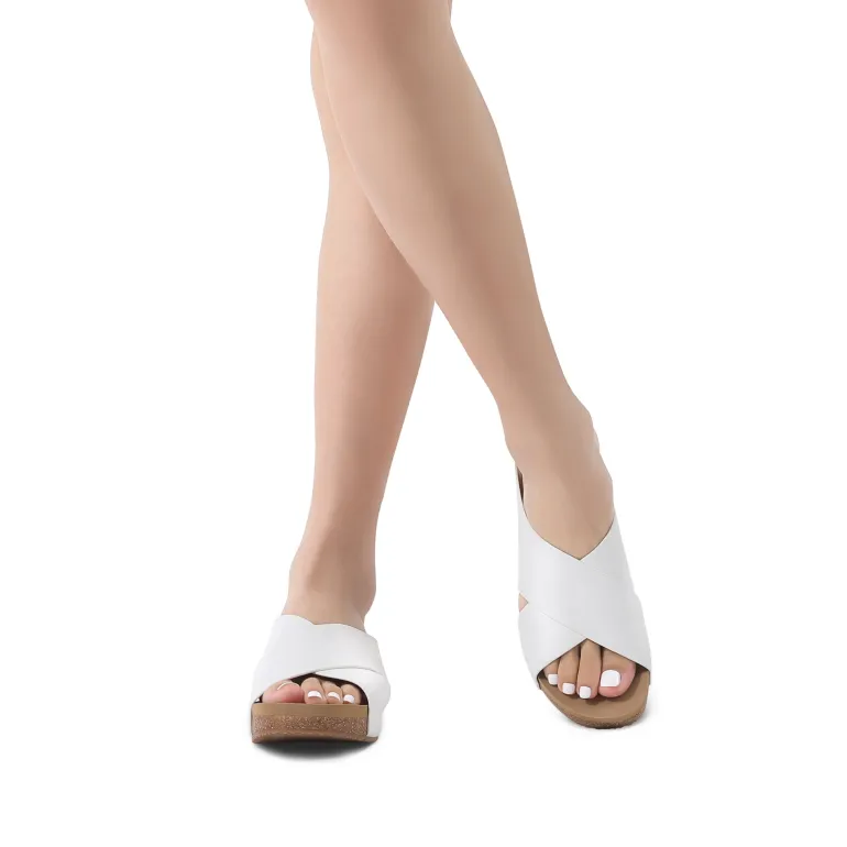 Platform Criss-Cross Flat Sandals