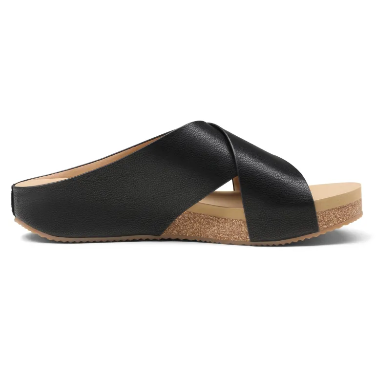 Platform Criss-Cross Flat Sandals
