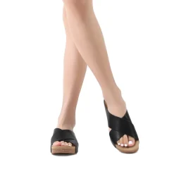 Platform Criss-Cross Flat Sandals