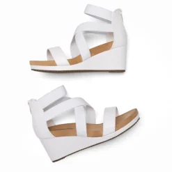 Platform Elastic Wedge Sandals