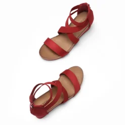 Platform Elastic Wedge Sandals