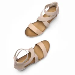 Platform Elastic Wedge Sandals