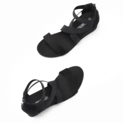 Platform Elastic Wedge Sandals