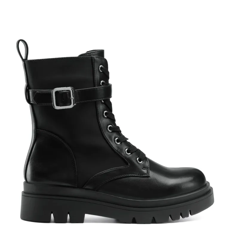 Platform Lace Up Lug Sole Combat Boots