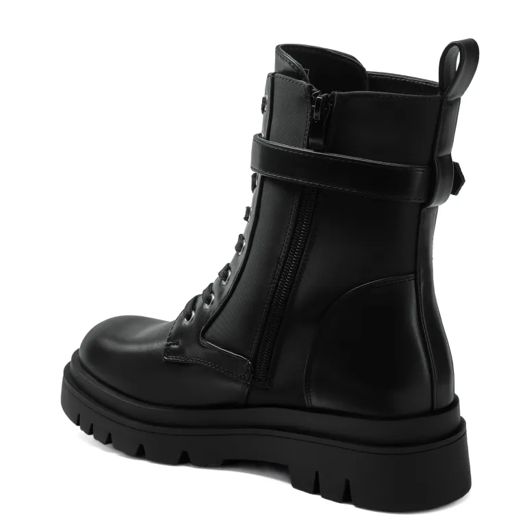 Platform Lace Up Lug Sole Combat Boots