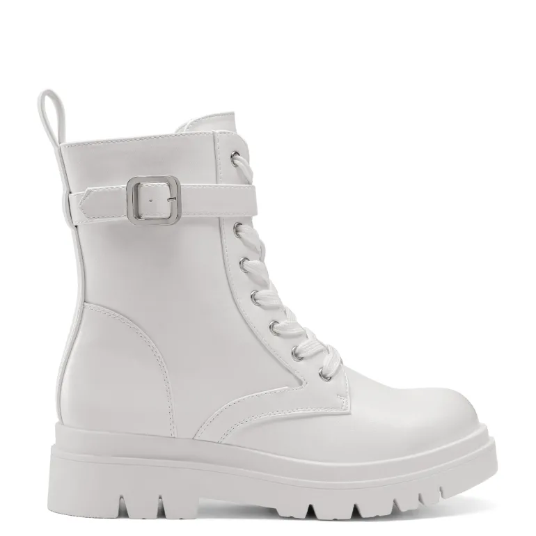 Platform Lace Up Lug Sole Combat Boots