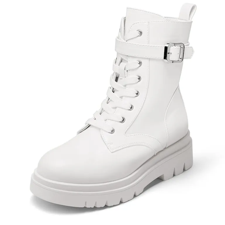 Platform Lace Up Lug Sole Combat Boots