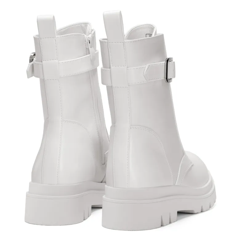 Platform Lace Up Lug Sole Combat Boots