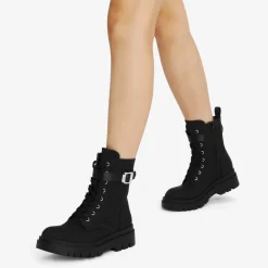 Platform Lace Up Lug Sole Combat Boots