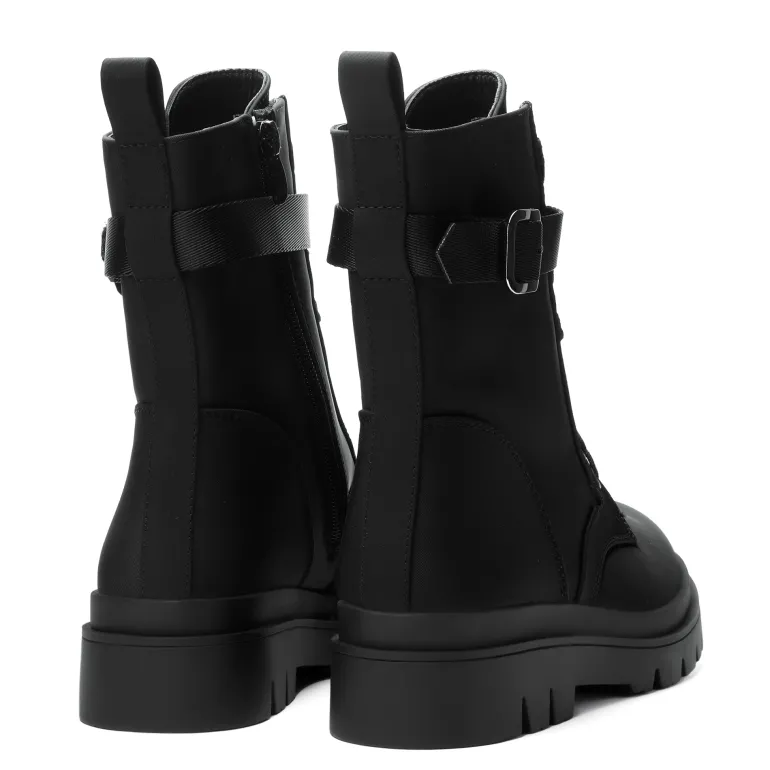 Platform Lace Up Lug Sole Combat Boots