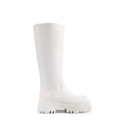 Platform Lug Sole Knee High Boots