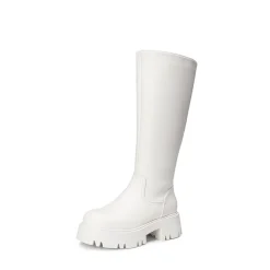 Platform Lug Sole Knee High Boots