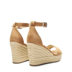 Platform One Strap Espadrille Wedge Sandals