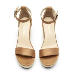 Platform One Strap Espadrille Wedge Sandals