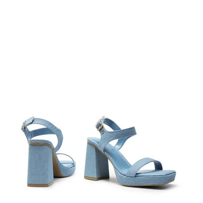 Platform Strap Chunky High Heel Sandals