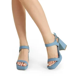 Platform Strap Chunky High Heel Sandals