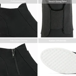 Platform Wedge Booties