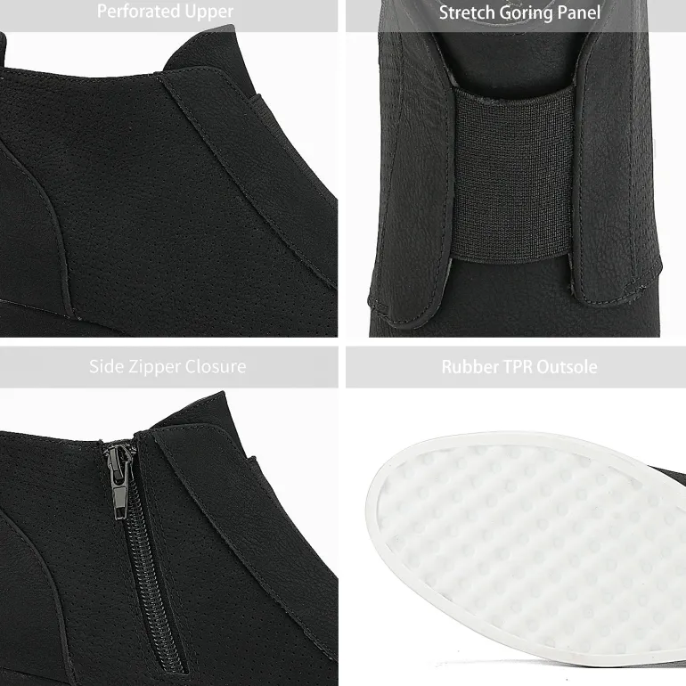 Platform Wedge Booties