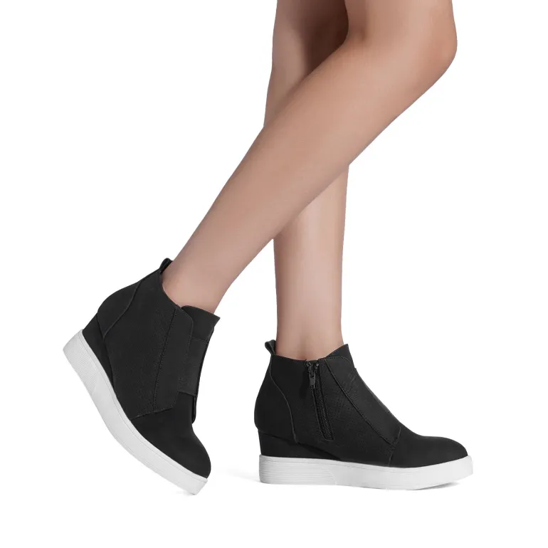 Platform Wedge Booties