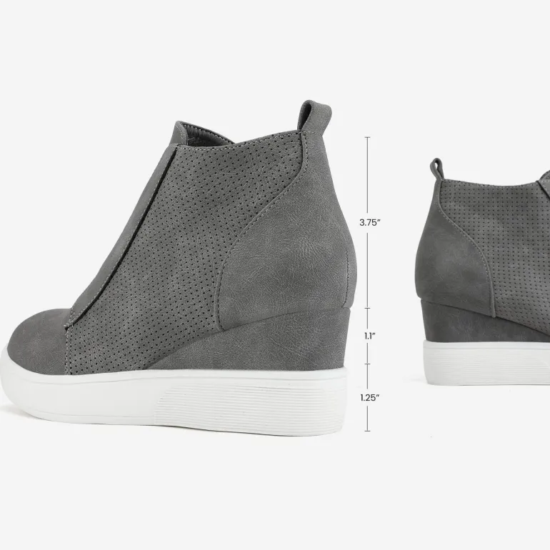 Platform Wedge Booties