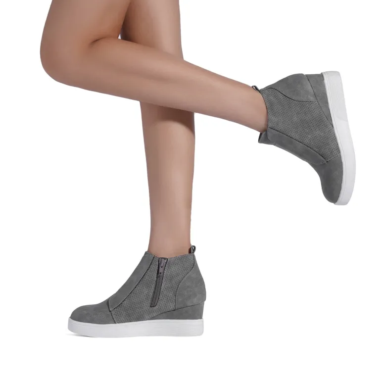 Platform Wedge Booties