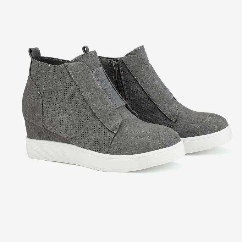 Platform Wedge Booties