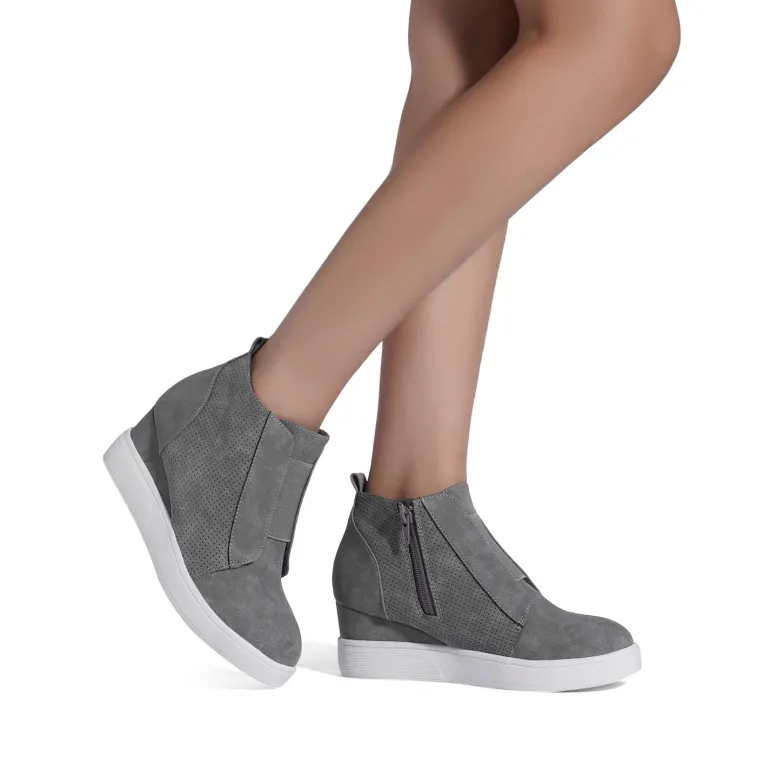 Platform Wedge Booties