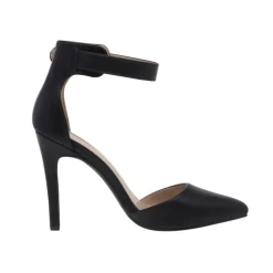 Pointed Toe Ankle Strap Stiletto Pumps