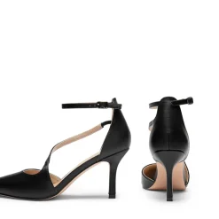 Pointed Toe Ankle-Strap Stiletto High Heels