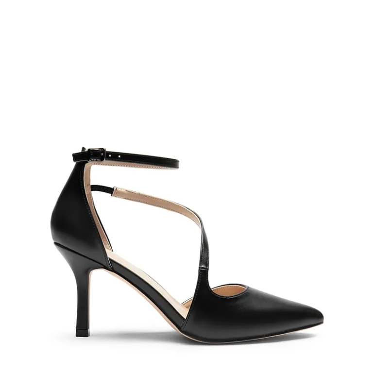 Pointed Toe Ankle-Strap Stiletto High Heels