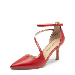 Pointed Toe Ankle-Strap Stiletto High Heels