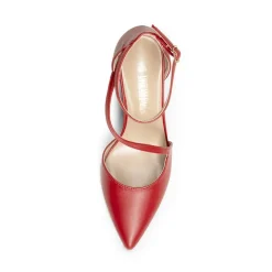 Pointed Toe Ankle-Strap Stiletto High Heels